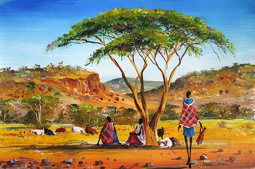 Quelque part à Naivasha de l’Afrique Peintures à l'huile